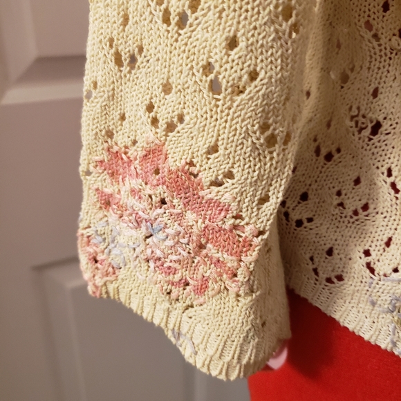 SIGRID OLSEN Embrodered Knitted Sweater - Picture 6 of 7